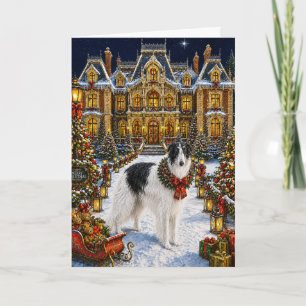 Borzoi Vakantie  Feestdagen Kaart