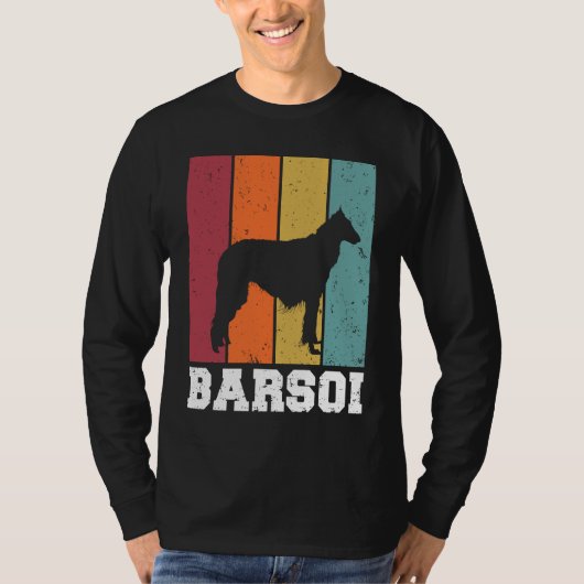 Borzoi Vintage 2 T-shirt (Voorkant)