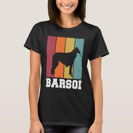Borzoi Vintage  2 T-shirt (Voorkant)