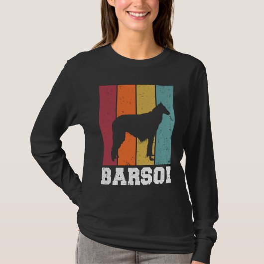 Borzoi Vintage  2 T-shirt (Voorkant)