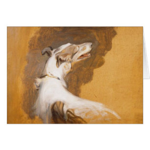Borzoi Waterverf Card