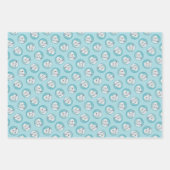 Borzoi White Schilderij Russische Wolfshond Dog Ar Inpakpapier Vel (Voorkant)