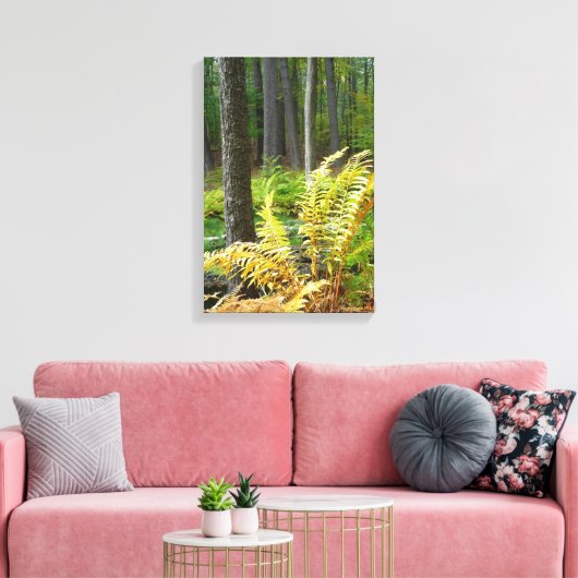 Bos (12 x 18) canvas afdruk (Insitu (Woonkamer))