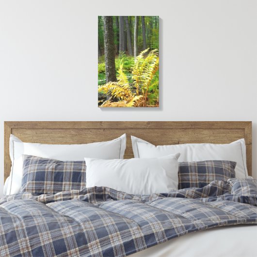 Bos (12 x 18) canvas afdruk (Insitu (Slaapkamer))