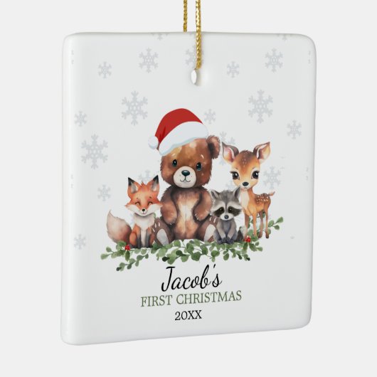 BOS 1E KERST KERAMISCH ORNAMENT (Rechts)