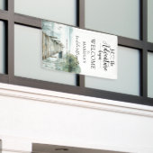 Bos Avontuur Begint Bachelorette Feest Spandoek (Buitenkant Gebouw)