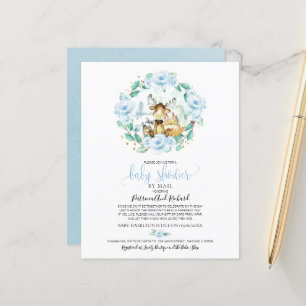 Bos Baby Shower Per Post Budget Uitnodiging