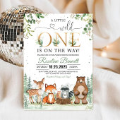 Bos Baby Shower Uitnodigingen Bosdieren
