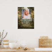 Bos-begraafplaats viering van het leven welkomstbo poster (Keuken)