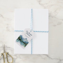 Bos Berg Rustieke Avontuur Baby Shower Cadeaulabel