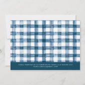 Bos Berg Rustieke Avontuur Baby Shower Kaart (Achterkant)