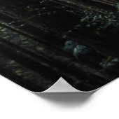 Bos | Bergen van Wakayama Japan Poster (Hoek)