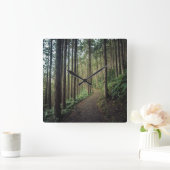 Bos | Bergen van Wakayama Japan Vierkante Klok (Huis)