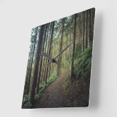 Bos | Bergen van Wakayama Japan Vierkante Klok (Hoek)