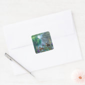 Bos Biologische Licht Vierkante Sticker (Envelop)