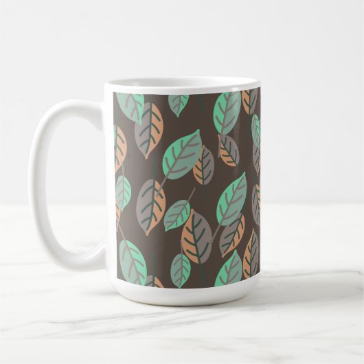 bos bladeren koffiemok (Links)