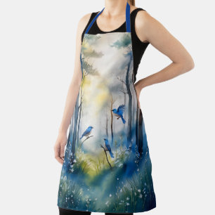 Bos Blauwe Reigers Schitterend Bos Schort