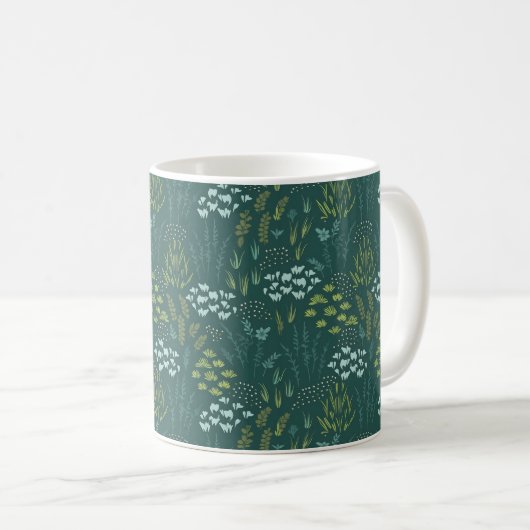 Bos bloem koffiemok (Voorkant rechts)