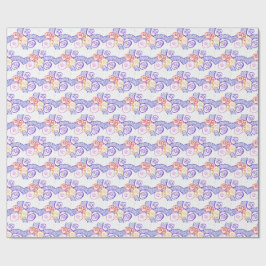 Bos bloemen cadeaupapier