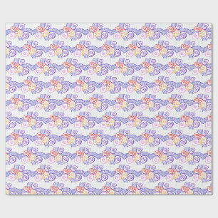 Bos bloemen cadeaupapier