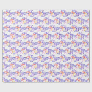 Bos bloemen cadeaupapier