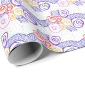 Bos bloemen cadeaupapier (Rol Hoek)