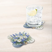 Bos bloemen Elegante aquarel Kartonnen Onderzetters (Insitu)