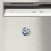 Bos Bloemen Elegante Waterverf Magneet (Insitu (Vaatwasser))