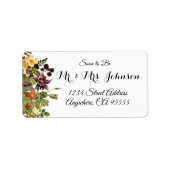 Bos bloemenbos Grote Adresetiketten Etiket (Voorkant)