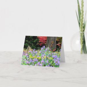 "BOS BLOEMENLANDSCHAP /THINKING VAN U " KAART