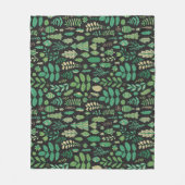  bos bloemennaadloos ontwerp fleece deken (Voorkant)