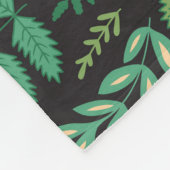  bos bloemennaadloos ontwerp fleece deken (Hoek)