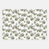 Bos Bomen Huwelijkscadeau Wrapping Papier Bladen Inpakpapier Vel (Voorkant)