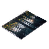 Bos, bomen, zonlicht notitieboek (Linkerzijde)