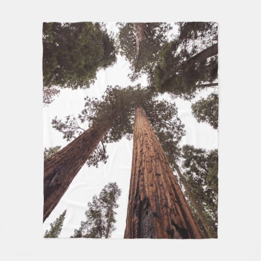 bos, boom fleece deken (Voorkant)