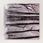 BOS BOS BESCHNEIEMDE WINTERLANDSCHAP LEGPUZZEL (Horizontaal)