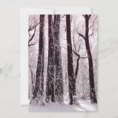 BOS BOS BESCHNEIWD WINTERLANDSCHAP KAART (Voorkant)