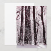 BOS BOS BESCHNEIWD WINTERLANDSCHAP KAART (Voorkant / Achterkant)