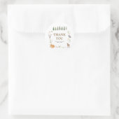 Bos bos boho baby shower sticker (Tas)