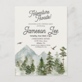 Bos bos feest uitnodiging (Voorkant)