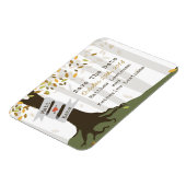 Bos / bos Herfst herfst Save the Date magneet (Linkerzijde)