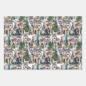 bos bos pack van wolven inpakpapier vel (Voorkant 3)