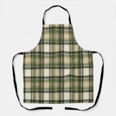 Bos bosgroen tartan geruit schort (Voorkant)