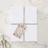 Bos bosgrond baby shower bedankt cadeaulabel (Met Touw)