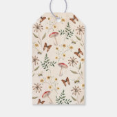Bos bosgrond baby shower bedankt cadeaulabel (Achterkant)