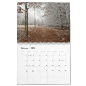 Bos Bossen Landschap Vier seizoenen Kalender (Feb 2026)