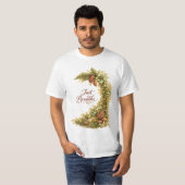 Bos botanisch T-shirt voor mannen met tekst 'Gewoo (Voorkant volledig)