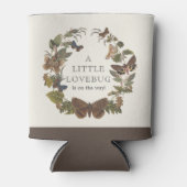 Bos Botanische Lovebug Baby shower Blikjeskoeler (Voorkant)