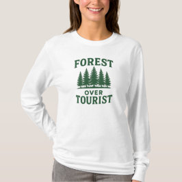 Bos boven toerist - t-shirt