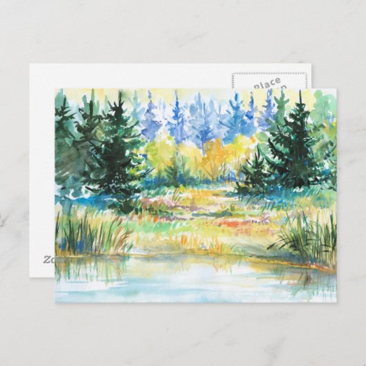 Bos Briefkaart (Voorkant / Achterkant)